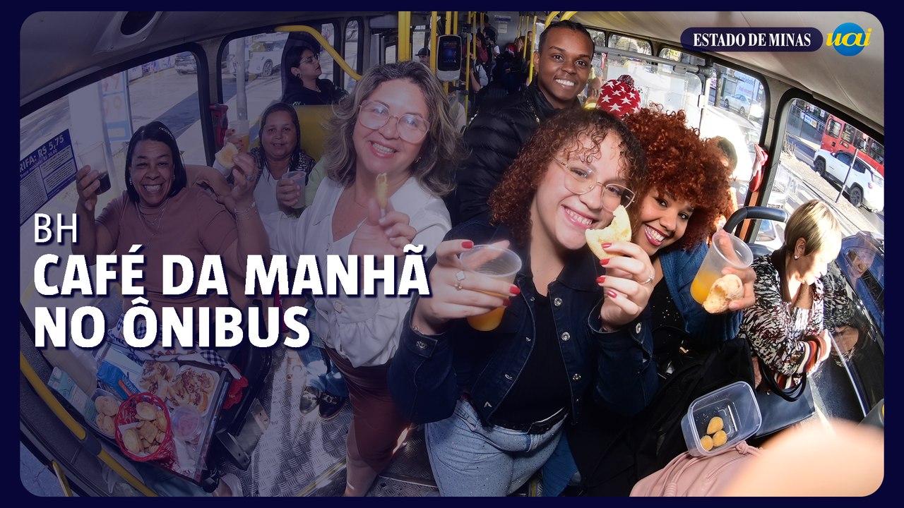 Motorista e passageiros organizam café da manhã em ônibus