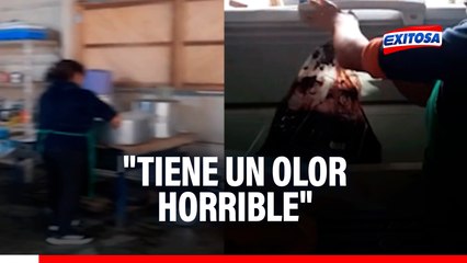 Olla común de SJL denuncia pésimo estado de sangre de pollo entregada por la MML: "Tiene un olor horrible"