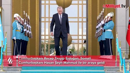 Erdoğan'ın Somali Cumhurbaşkanı Mahmud ile bir araya geldi! İşte görüşmeye ilişkin detaylar