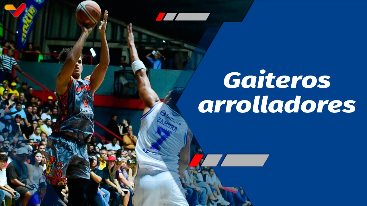 Deportes VTV | Gaiteros queda a un paso del título al ganar 64-49 a Trotamundos