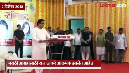 समोर युपी-बिहारी लोक, राज ठाकरेंचं हिंदीतलं पहिलं भाषण UNCUT3