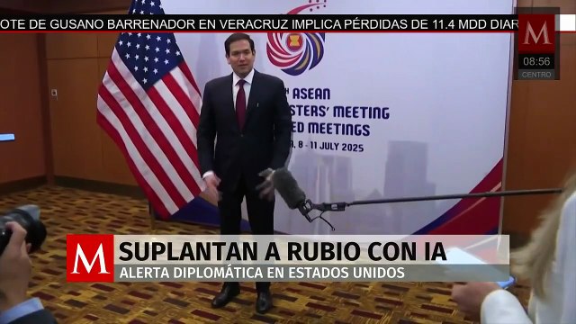 Suplantan identidad de Marco Rubio con IA; enviaron audios falsos a funcionarios