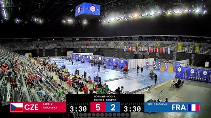 Championnat d'Europe de Boccia - Phases de poules/matchs à élimination directe