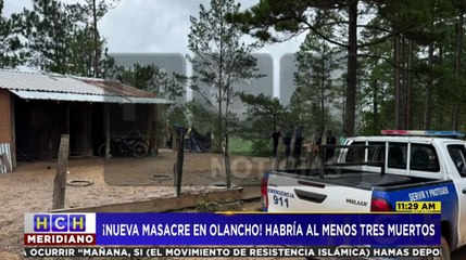 ¡Nueva masacre en Honduras! Asesinan a tres personas en una montaña de Olancho