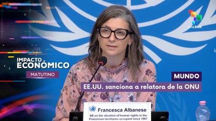EE.UU. sanciona a relatora de la ONU