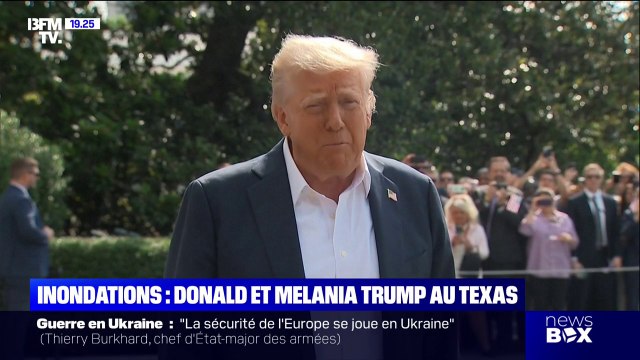 Inondations au Texas: C'est horrible mais nous allons aux côtés de ces formidables familles , a déclaré Donald Trump avant de se rendre sur place