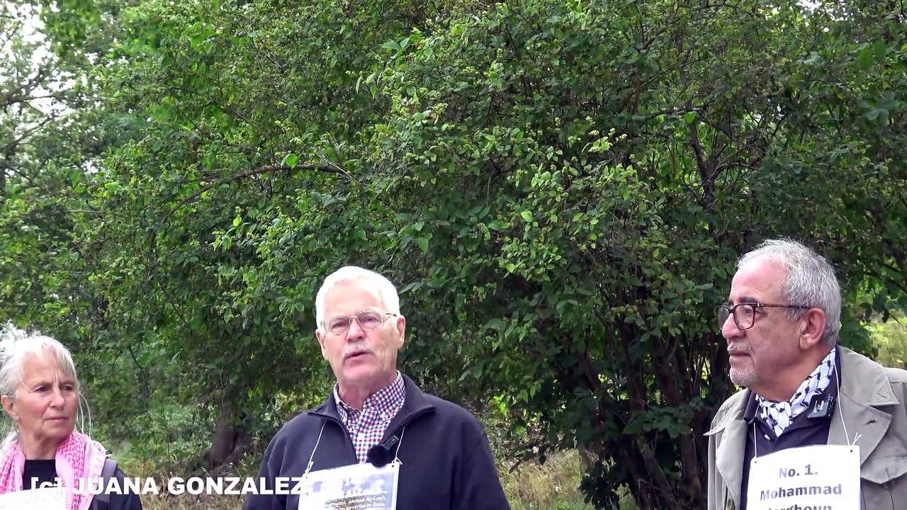 Journalister framför Israels ambassad krävde ett slut på folkmordet och slakten av Gazas journalister