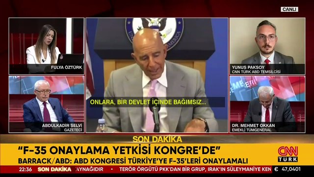 ABD'nin Ankara Büyükelçisi Tom Barrack, CNN TÜRK'e konuştu: SDG, YPG ve PKK'dır