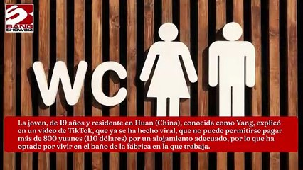 Mujer se muda a los baños de su trabajo para ahorrar dinero
