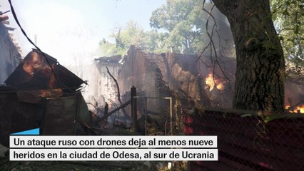 Rusia lanza ataques con drones contra Odesa y Járkov