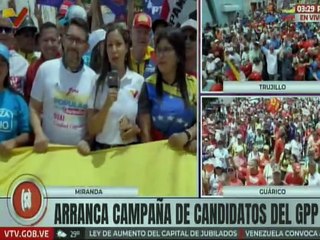 Candidato del GPP Farith Fraija acompañado del pueblo mirandino inició su campaña rumbo al 27-J