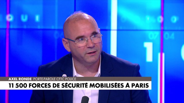 «Quarante policiers sont blessés chaque jour dans notre pays», se désole Axel Ronde