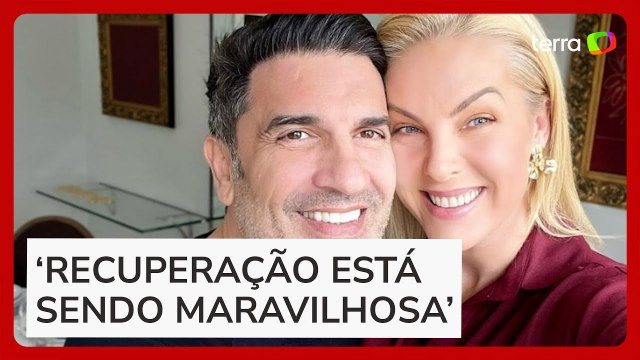 Edu Guedes recebe alta antecipada após cirurgia de câncer e Ana Hickmann comemora: 'Dia especial'
