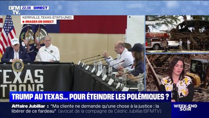 Après les crues meurtrières, Trump au Texas - 11/07