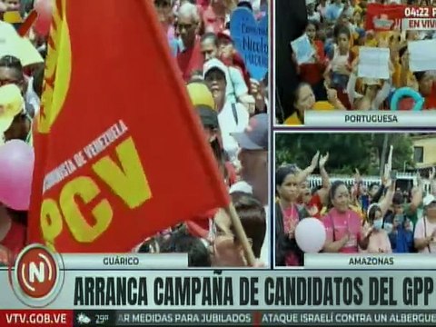 Guárico | Habitantes de Juan Germán Roscio Nieves se movilizan en apoyo a los candidatos del GPP