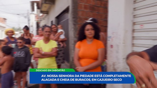 Chuvas intensas ressaltam negligência da prefeitura e transformam avenida Nossa Senhora da Piedade em Cajueiro Seco numa armadilha perigosa: o drama dos moradores