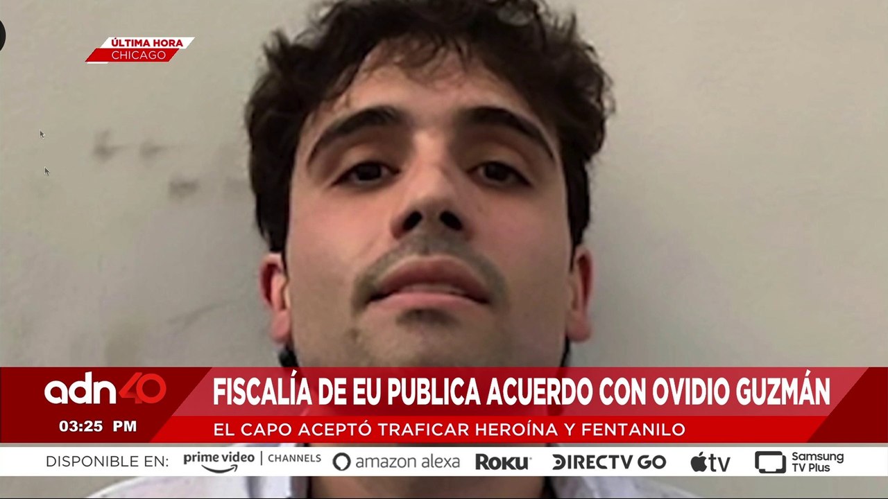 🚨¡Última Hora! Ovidio Guzmán admitió su responsabilidad en el tráfico de fentanilo y otras drogas