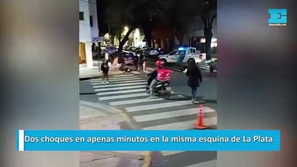 Dos choques en apenas minutos en la misma esquina de La Plata