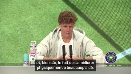 Wimbledon - Sinner après sa victoire face à Djokovic : "Je me sens beaucoup plus à l'aise"