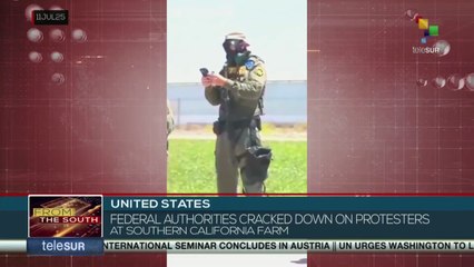 United States | Protesters in Southern California farm repressed