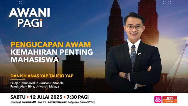 AWANI Pagi: Pengucapan awam kemahiran penting mahasiswa
