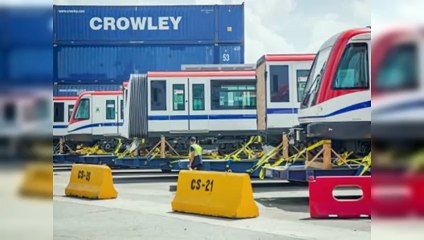 Metro de Santo Domingo operará tres de seis vagones desde agosto