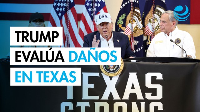 Donald Trump visita Texas tras inundaciones devastadoras