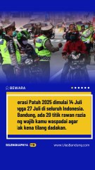 AWAS RAZIA Kendaraan di Bandung, Operasi Patuh 2025 Resmi Dimulai!