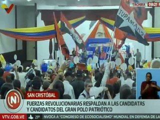 San Cristóbal se tiñe de rojo rojito en apoyo a los candidatos del GPPSB
