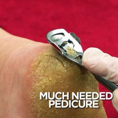 A much needed pedi treatment! 👣