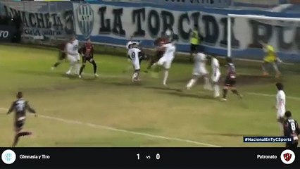 Gimnasia y Tiro 1 - Patronato 1: el empate de Alan Bonansea