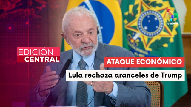 Lula condena declaraciones de Trump que justifican aranceles a Brasil
