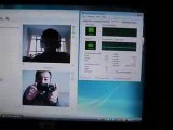 Video Chat sous MSN Messenger avec HP Mininote 2133