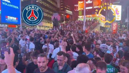 Mundial de Clubes: Afición del PSG se apodera de Times Square rumbo a la final contra el Chelsea