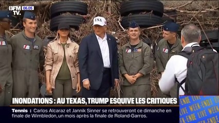 Donald Trump en déplacement au Texas une semaine après des inondations meurtrières