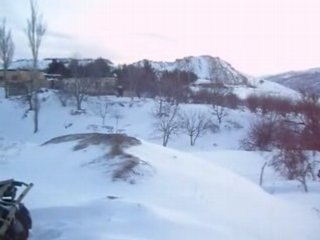 neige dans les aures