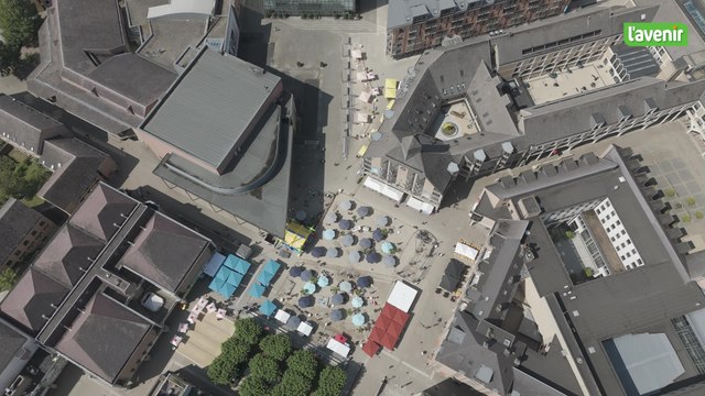 Le Brabant wallon vu du ciel : l'été s’invite à Louvain la plage