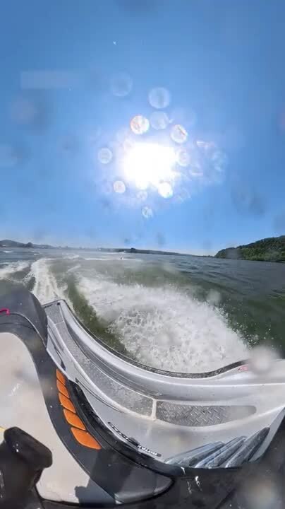 Man Falls Into Water While Speeding on Jet Ski