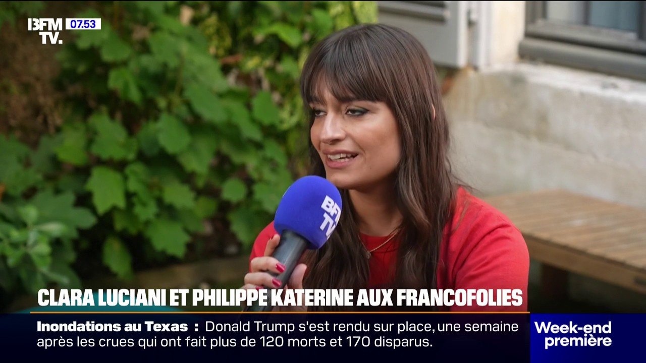 Clara Luciani et Philippe Katerine se confient à BFMTV lors des Francofolies de La Rochelle