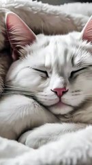 The mini white cat bodybuilder 💪_viral_shorts_ytshort_shortfeed_sports