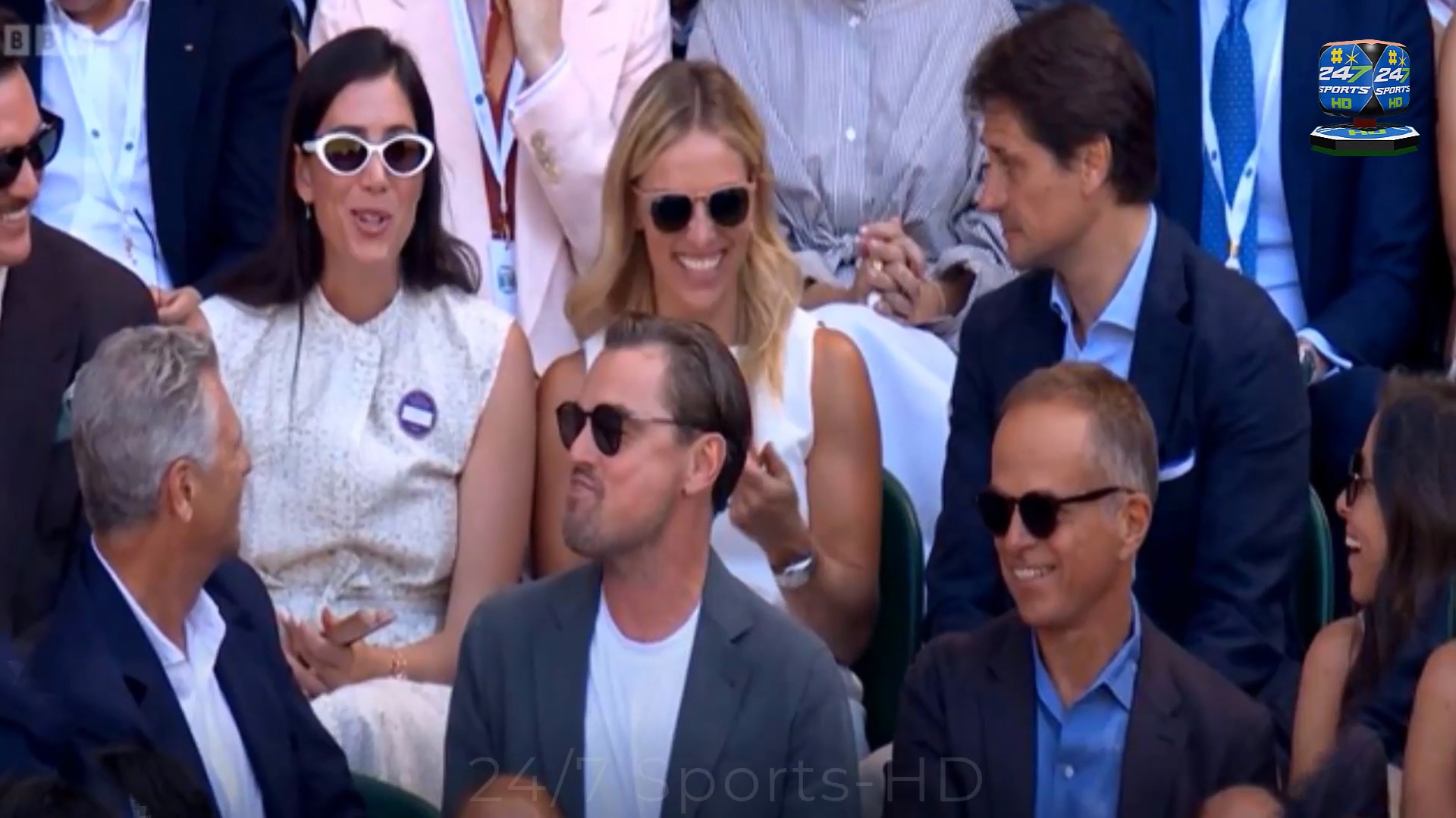 Fans Convinced Leonardo DiCaprio was ‘Flirting’ with Two Former Wimbledon Stars at Centre Court