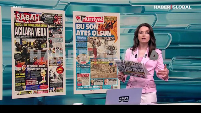 Terör örgütü PKK işte burada silahları bıraktı! İlk kez Haber Global görüntüledi