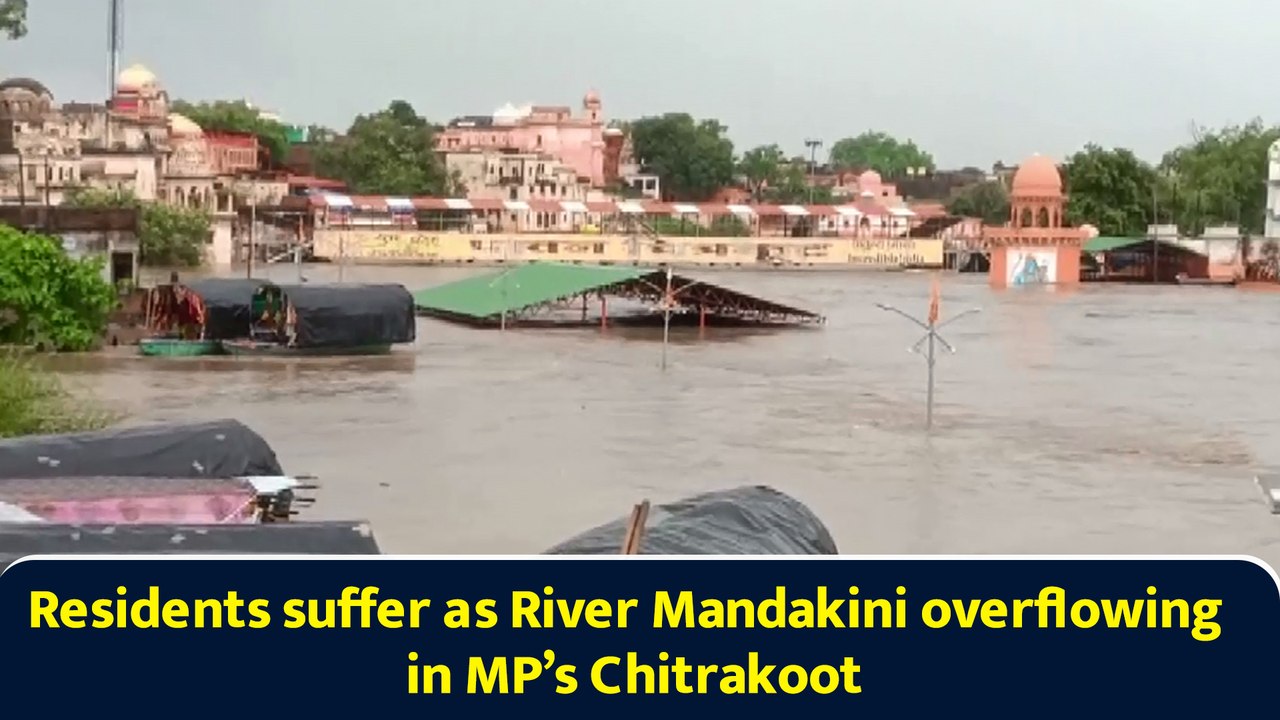 Residents suffer as River Mandakini overflowing in MP’s Chitrakoot