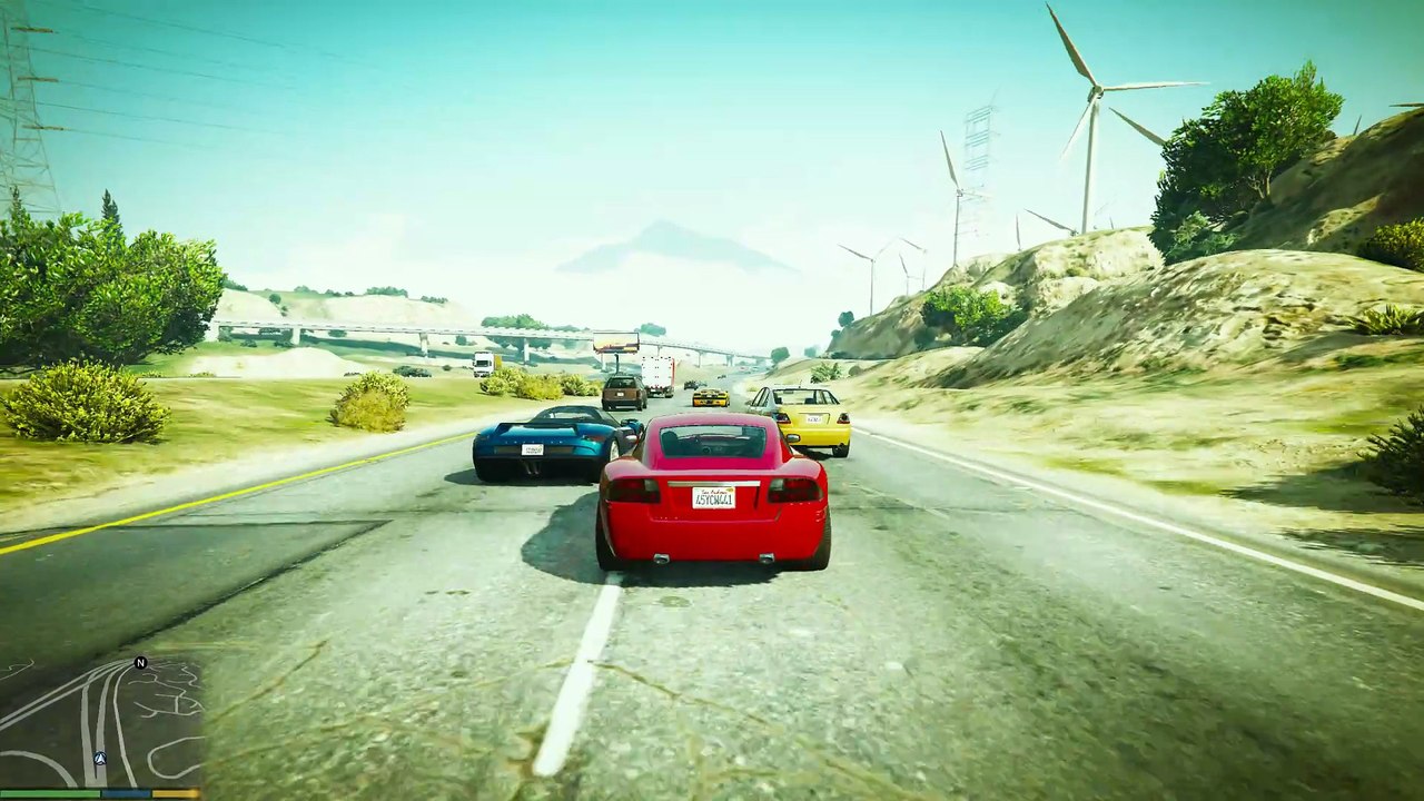Franklin Racing in Cars – GTA V Epic Driving & Gameplay