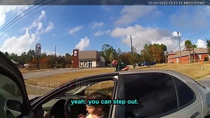 Roadside Showdown: Suspect Defies Officer’s Commands | PoliceCamJustice Exclusive