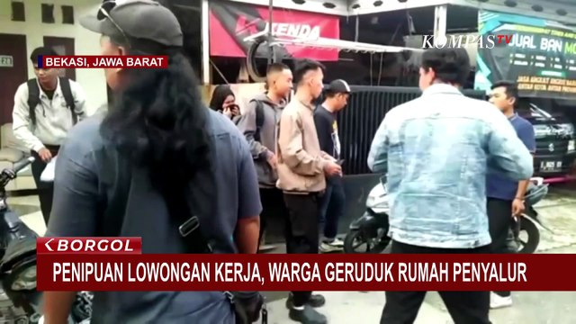 Diduga Tertipu Lowongan Kerja, Pencari Kerja Geruduk Kantor Penyalur di Bekasi | BORGOL