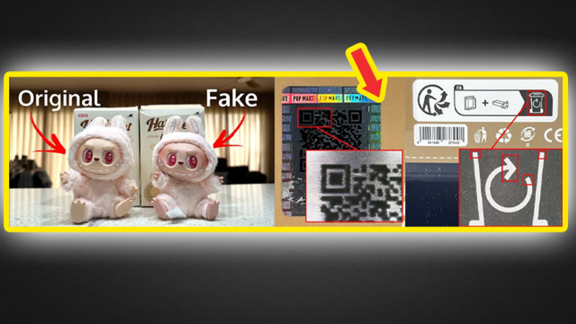 ⁣REAL vs FAKE Labubu Doll Explained | Police Seized 370 Copy Doll Dangerous For Kids, How To Identify