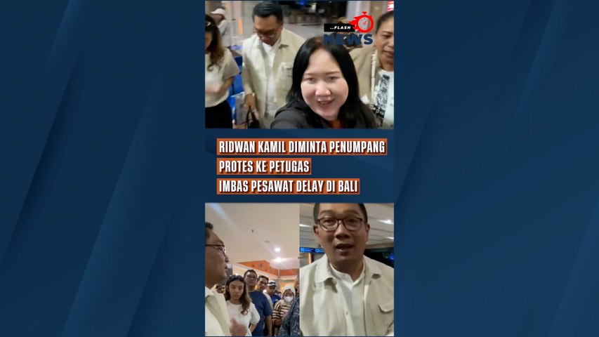 Ridwan Kamil Diminta Penumpang Protes ke Petugas Imbas Pesawat Delay di Bali
