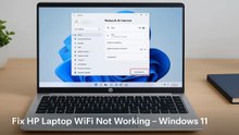 Fix HP Laptop Wi-Fi Not Working in Windows 11 / 10 / 8 / 7 (5 Easy Methods) | Step-by-Step Tutorial ✔️