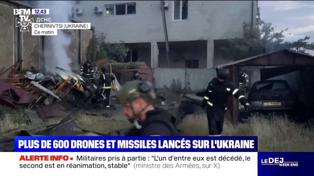 La Russie a mené une nouvelle attaque massive sur l'Ukraine avec 623 drones et missiles lancés en une nuit